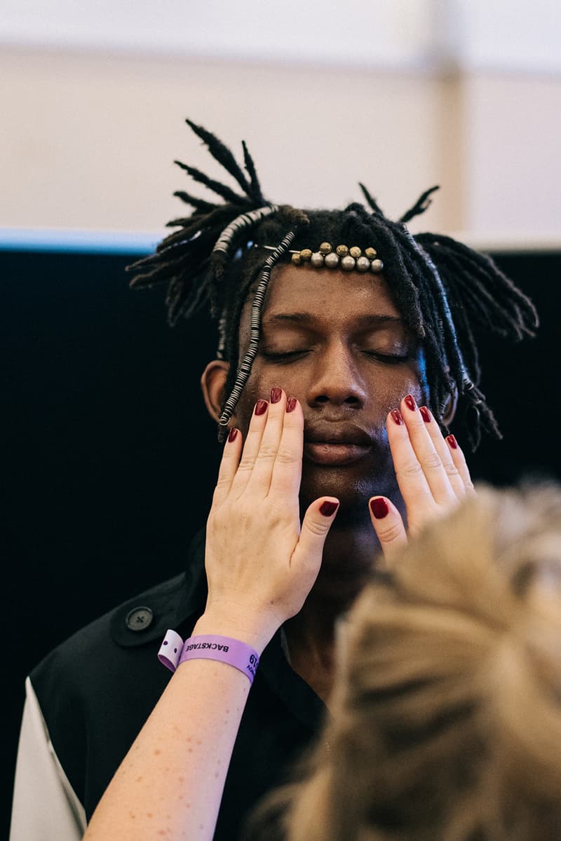 Kiko Kostadinov Spring/Summer 2019 Backstage London Fashion Week: Men's SS19 LFWM Stephen Mann Gimme 5