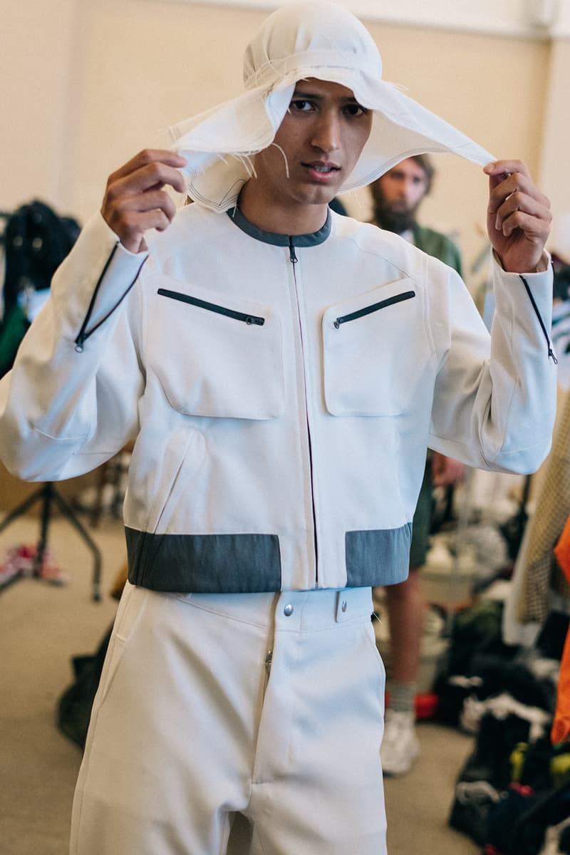 Kiko Kostadinov Spring/Summer 2019 Backstage London Fashion Week: Men's SS19 LFWM Stephen Mann Gimme 5