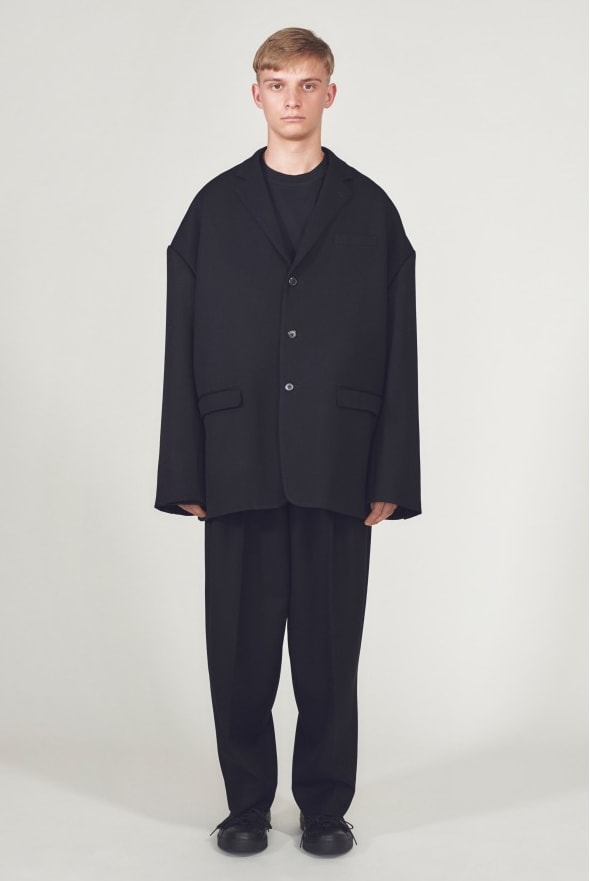 Lad Musician Fall Winter 2018 Collection lookbook jackets shirts sweaters