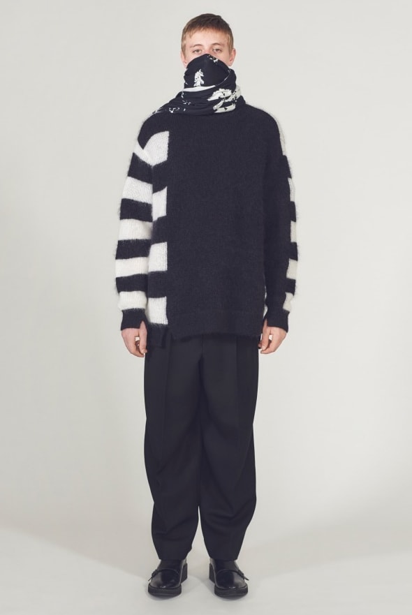 Lad Musician Fall Winter 2018 Collection lookbook jackets shirts sweaters