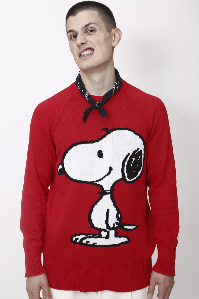 LC23 Spring Summer 2019 Collection lookbook charlie brown Peanuts sweaters shirts shorts