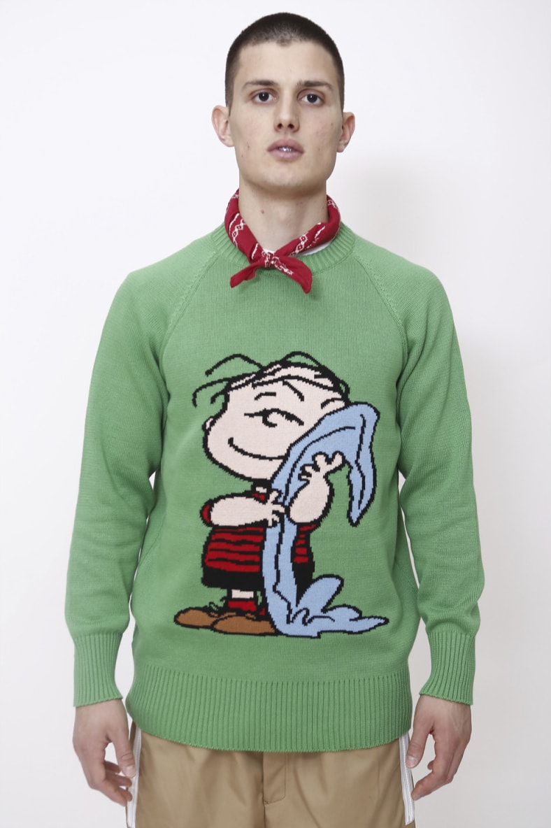 LC23 Spring Summer 2019 Collection lookbook charlie brown Peanuts sweaters shirts shorts