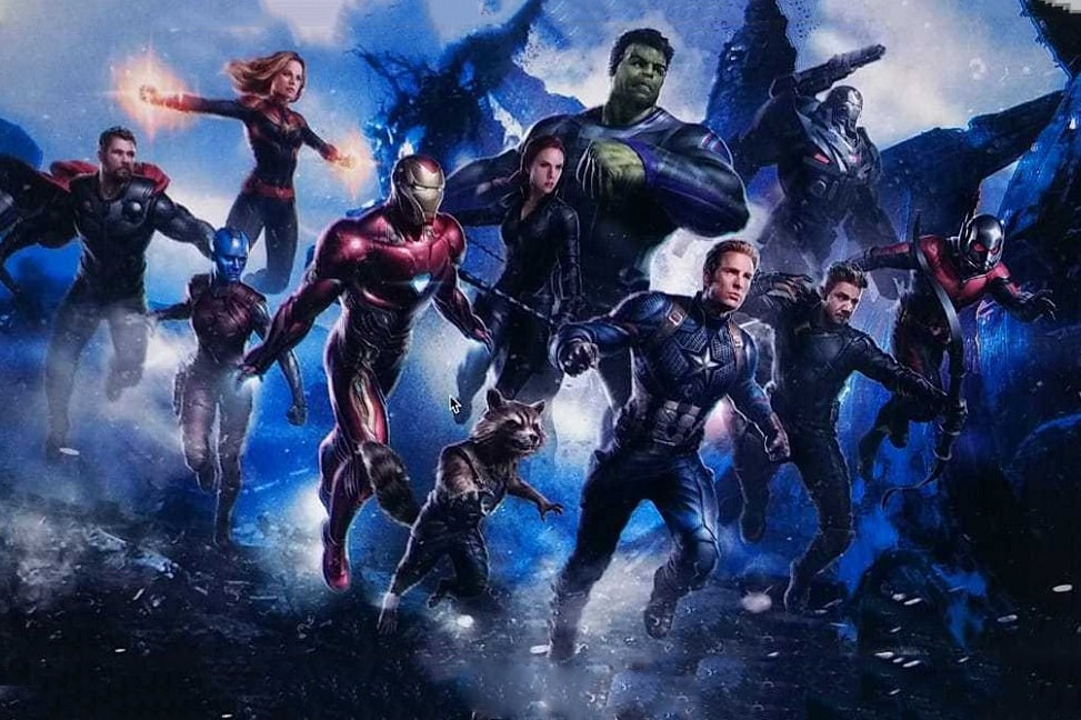Leaked Avengers 4 Concept Art Character Reveals Thor Captain Marvel Rocket Racoon Iron Man Black Widow Hulk War Machine Captain America Hawkeye Ant-Man