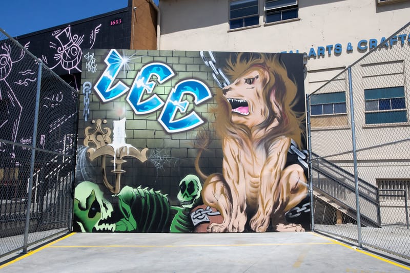 Watch Lee Quinones Repaint His Iconic 'The Lion's Den' Mural