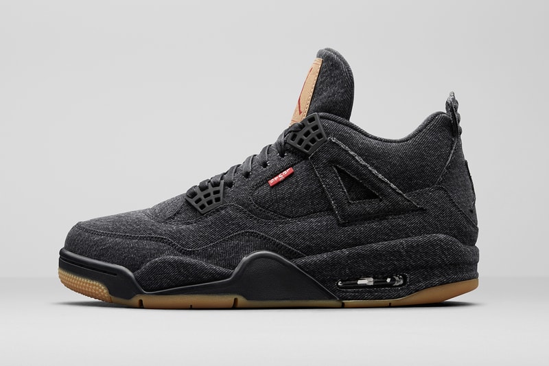 Levis x Air Jordan 4 Black & White Release Date jordan brand michael jordan air jordan IV