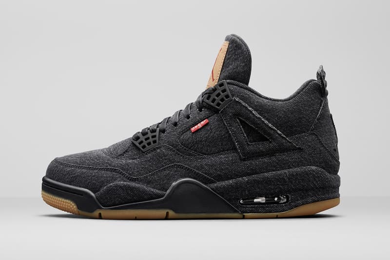 Levis X Air Jordan 4 Black White Release Date Hypebeast