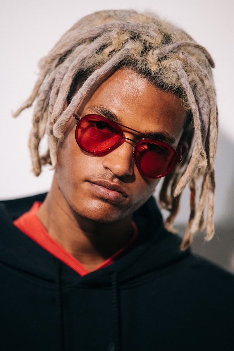 Liam Hodges Spring/Summer 2019 London Fashion Week Men's Backstage Fashion Week Fila Closer Look