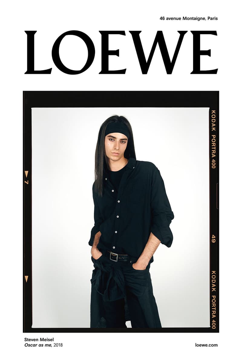 Loewe spring summer 2019 advertisement campaign imagery paris fashion week handbag gates  Adrien Toubiana Thomas Cristiani Oscar Kindelan Steven Meisel Josh O’Connor eyewear collection leather mini