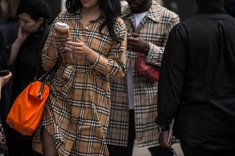 London Fashion Week Men's Spring/Summer 2019 SS19 Street Style Snaps Balenciaga Burberry Liam Hodges A-COLD-WALL* J.W. Anderson Raf SImons Dior Homme B22 Triple S Nike Air Monarch
