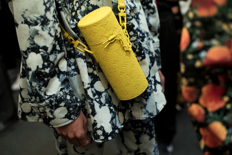 Louis vuitton spring summer 2019 backstage runway show collection virgil abloh debut premiere first accessories bags shirt tee coat fur