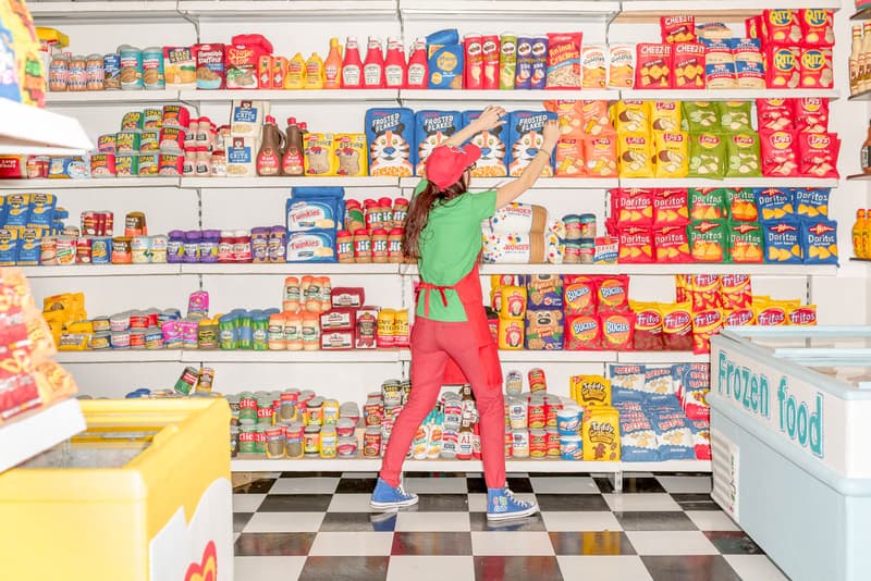 lucy sparrow mart store grocery food sewn hand felted painted made los angeles august 1 2018 open art installation sale collectibles 31000 piece