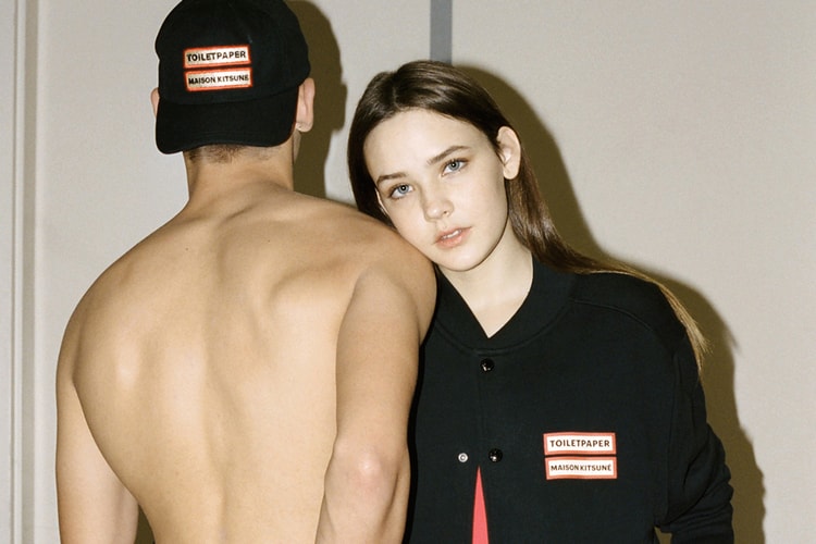 Maison Kitsuné Joins 'Toiletpaper' for Surreal, Genderless Collaboration