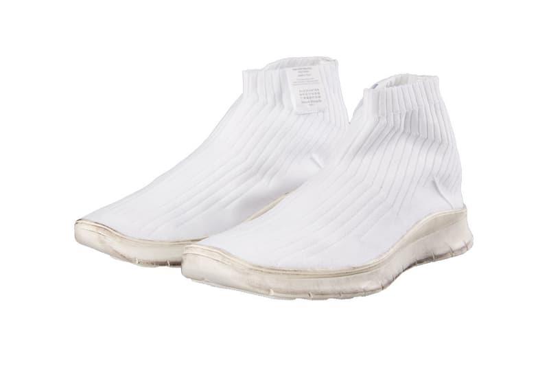 Maison Margiela knit sock boot white where to buy release date