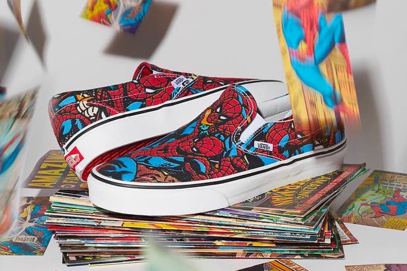 marvel x vans 2018 collection slip on