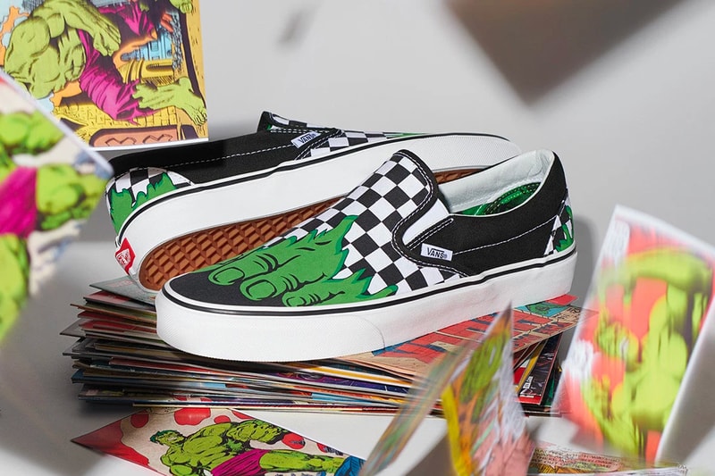 marvel x vans 2018 collection slip on