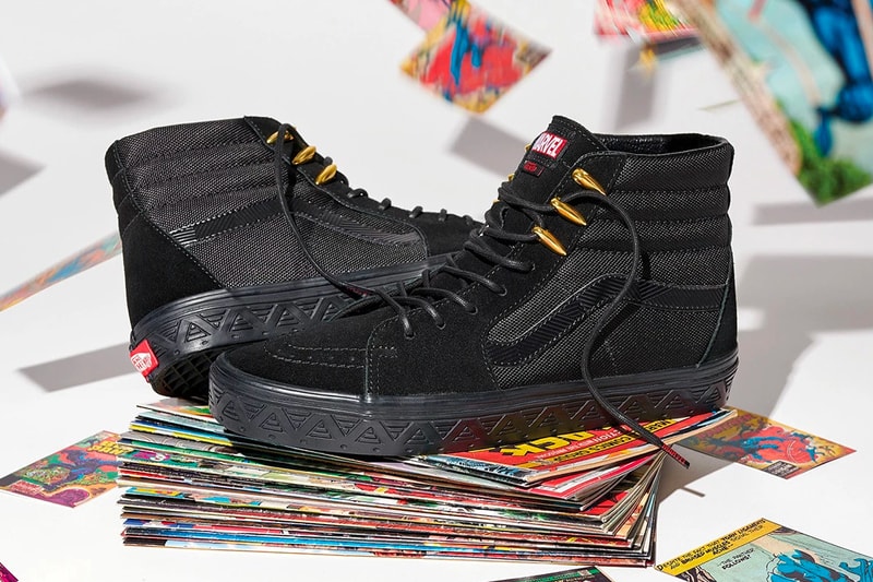 marvel x vans 2018 collection sk8 hi
