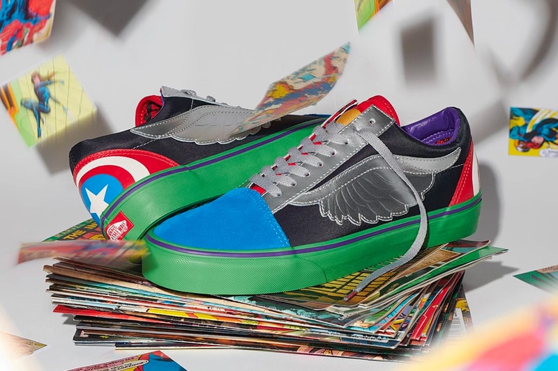 marvel x vans 2018 collection sk8 hi classic