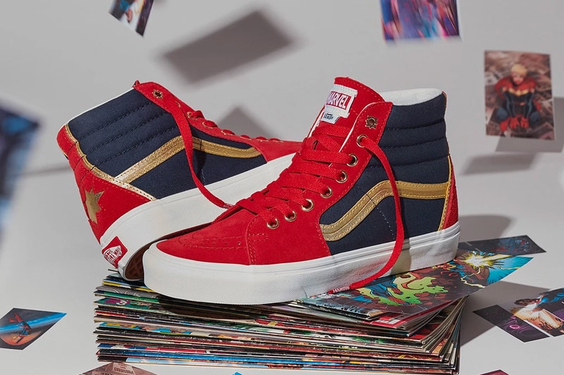 marvel x vans 2018 collection sk8 hi