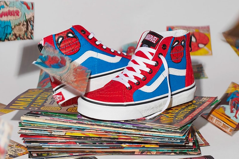marvel x vans 2018 collection sk8 hi