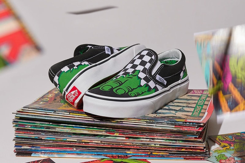 marvel x vans 2018 collection slip on