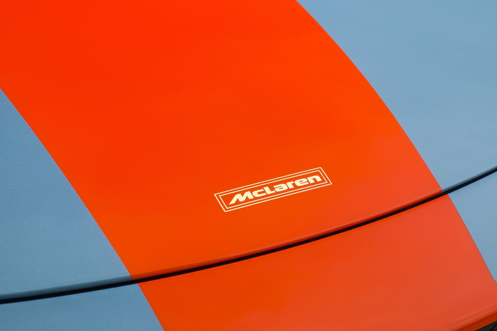 custom McLaren 675LT paintjob lemans livery gulf oil