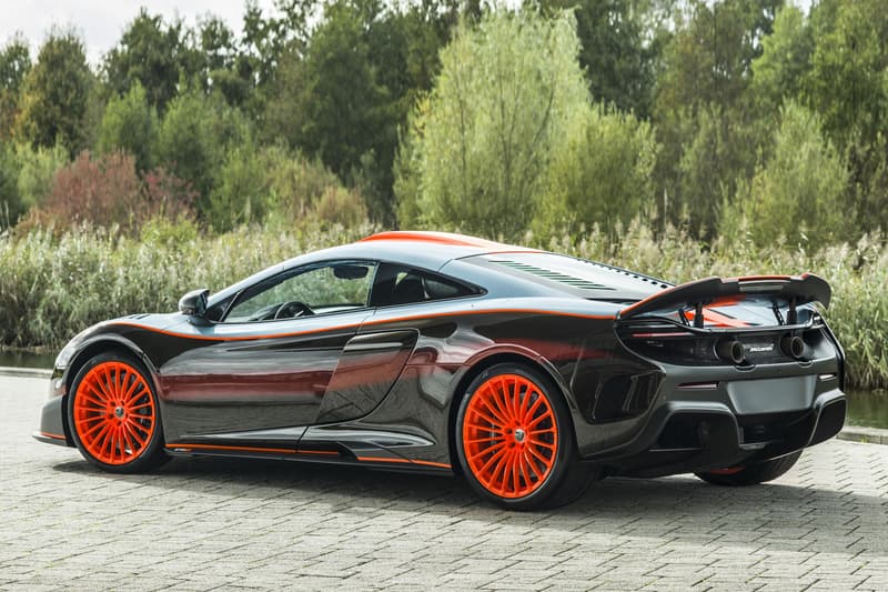 custom McLaren 675LT paintjob lemans livery gulf oil