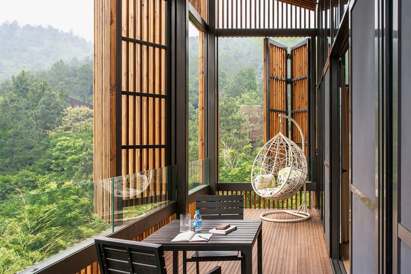 Meijie Mountain Hotspring Resort Achterboschzantman Architecten Laying Jiangsu China Hotels Modern Interior Exterior Swimming Pool Lounges Terraces Bedrooms