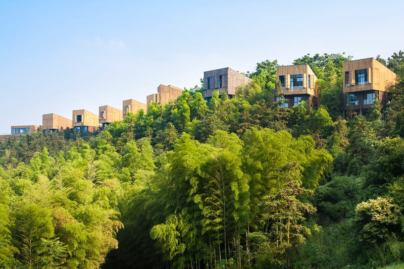 Meijie Mountain Hotspring Resort Achterboschzantman Architecten Laying Jiangsu China Hotels Modern Interior Exterior Swimming Pool Lounges Terraces Bedrooms