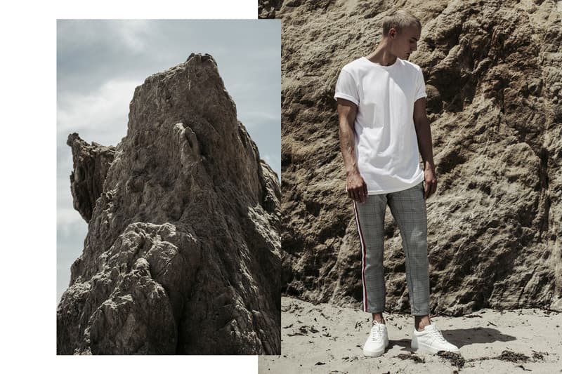 MNML Debuts Summer 2018 Capsule pants joggers lookbook tracksuits satin shirt track t-shirts print