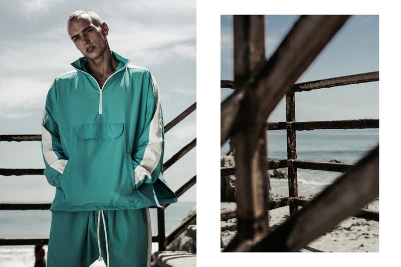 MNML Debuts Summer 2018 Capsule pants joggers lookbook tracksuits satin shirt track t-shirts print