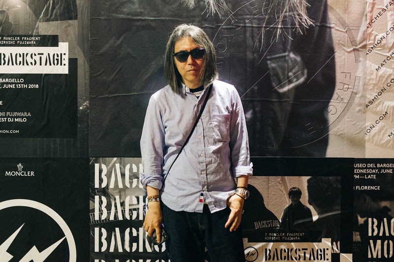 Moncler x fragment design Genius Project Pitti Launch Event Florence Hiroshi Fujiwara Adrianne Ho