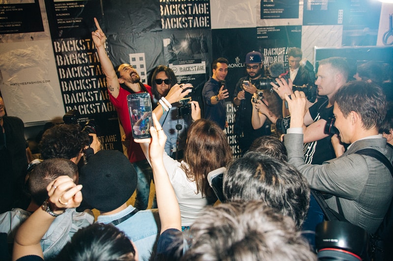 Moncler x fragment design Genius Project Pitti Launch Event Florence Hiroshi Fujiwara Adrianne Ho