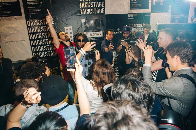 Moncler x fragment design Genius Project Pitti Launch Event Florence Hiroshi Fujiwara Adrianne Ho