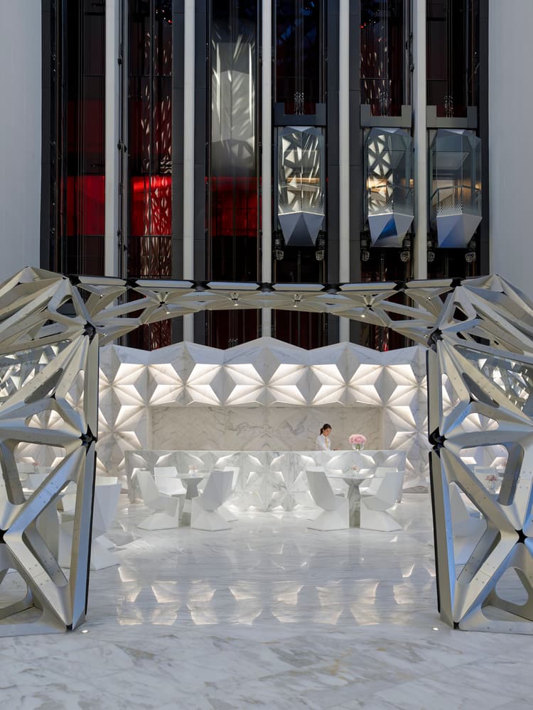 morpheus hotel zaha hadid macau cotai KAWS Interior Design First Look Opening City of Dreams