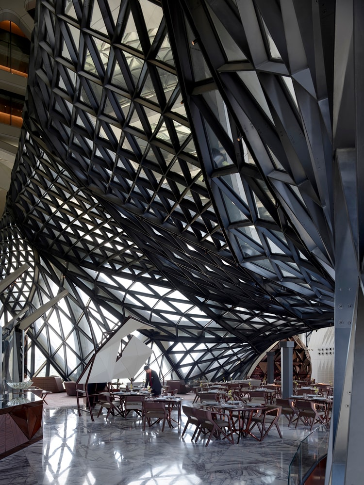 morpheus hotel zaha hadid macau cotai KAWS Interior Design First Look Opening City of Dreams