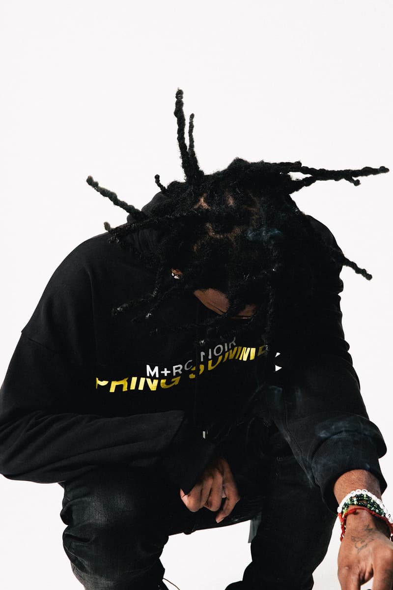 M+RC Noir Collection HBX Arrivals Playboi Carti Jackets Hoodies Track Pants spring summer 2018 drop delivery buy shop store playboi carti