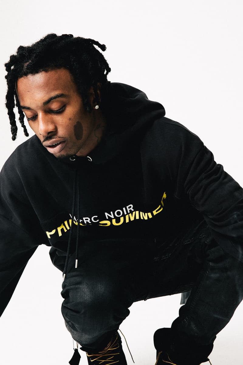M+RC Noir Collection HBX Arrivals Playboi Carti Jackets Hoodies Track Pants spring summer 2018 drop delivery buy shop store playboi carti