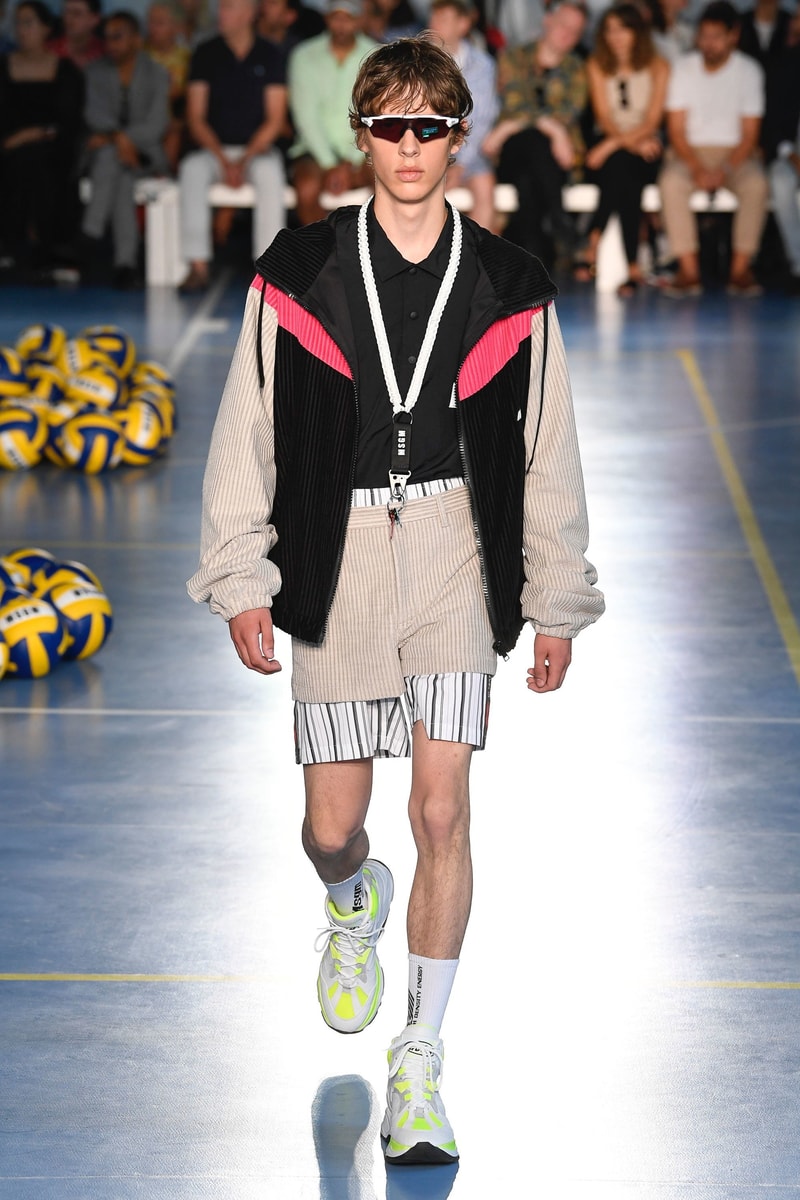 Milan Fashion Week Spring Summer 2019 MSGM Massimo Giorgetti Sportswear Streetwear