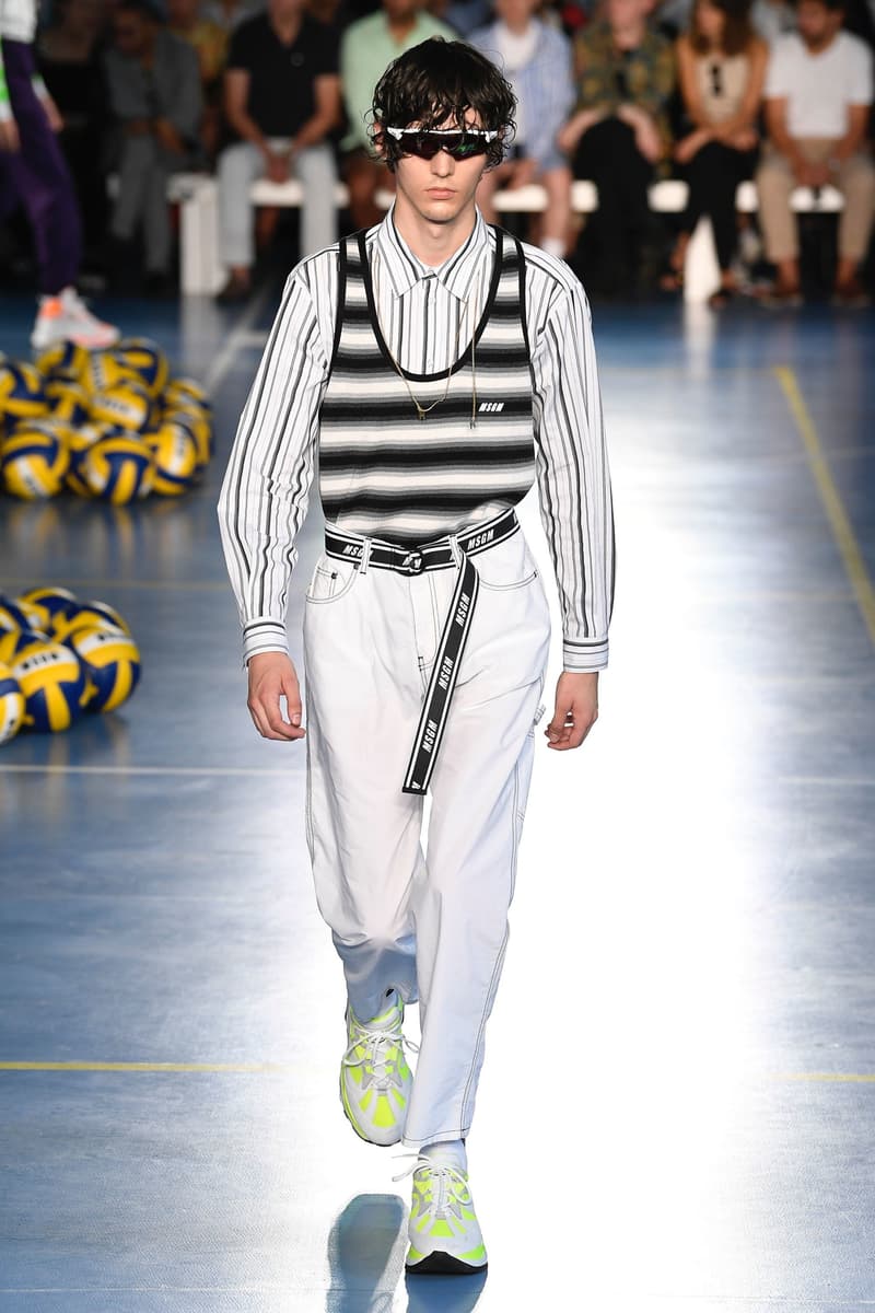 Milan Fashion Week Spring Summer 2019 MSGM Massimo Giorgetti Sportswear Streetwear
