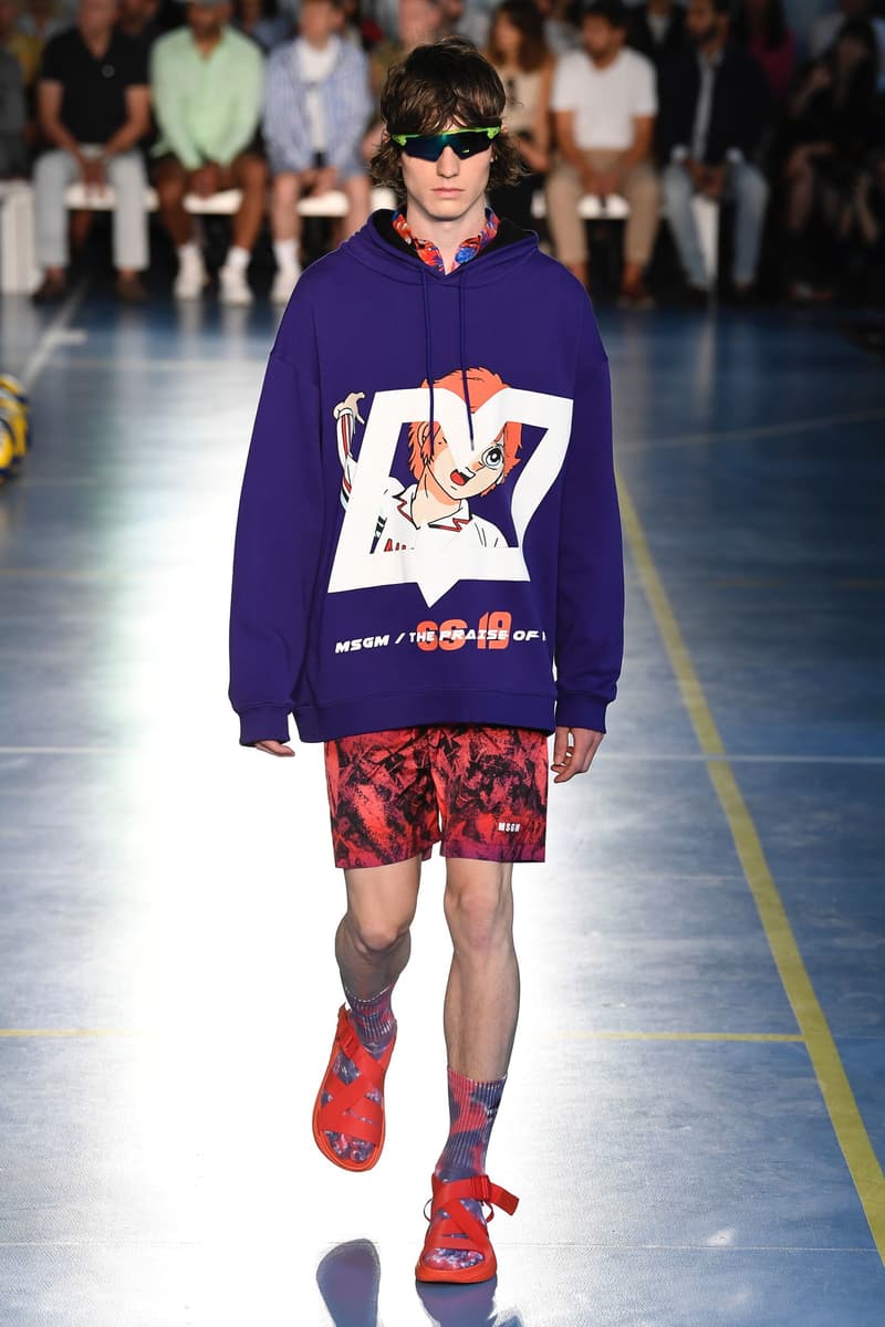 Milan Fashion Week Spring Summer 2019 MSGM Massimo Giorgetti Sportswear Streetwear