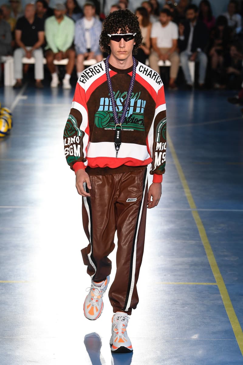 Milan Fashion Week Spring Summer 2019 MSGM Massimo Giorgetti Sportswear Streetwear