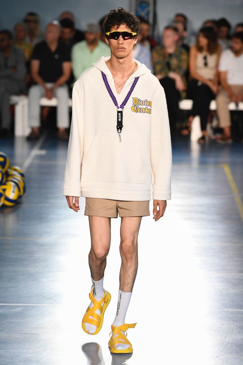 Milan Fashion Week Spring Summer 2019 MSGM Massimo Giorgetti Sportswear Streetwear