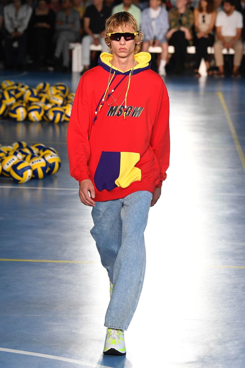 Milan Fashion Week Spring Summer 2019 MSGM Massimo Giorgetti Sportswear Streetwear