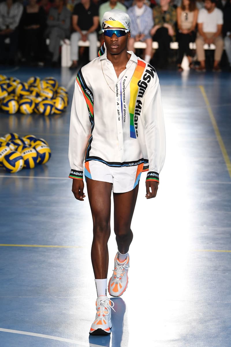 Milan Fashion Week Spring Summer 2019 MSGM Massimo Giorgetti Sportswear Streetwear