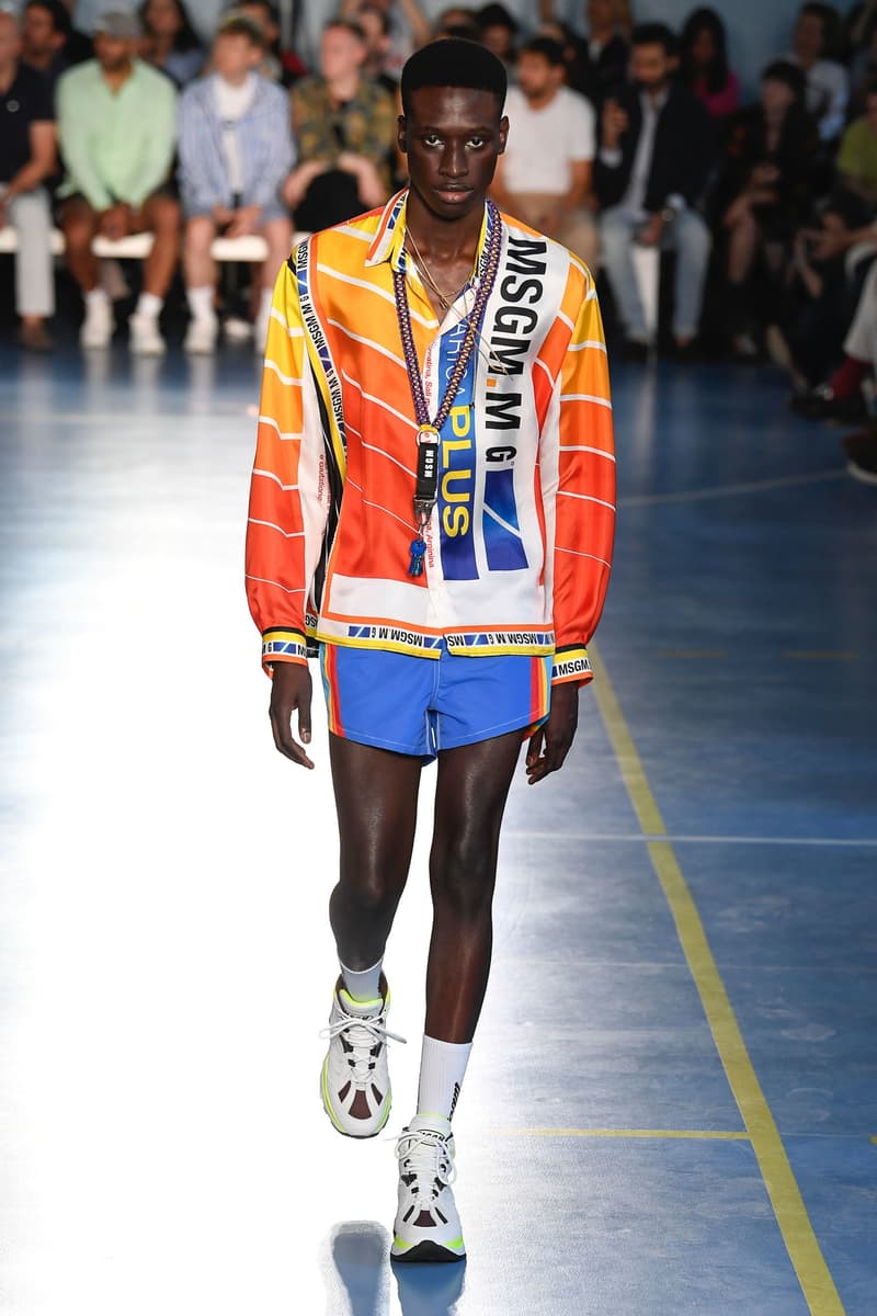 Milan Fashion Week Spring Summer 2019 MSGM Massimo Giorgetti Sportswear Streetwear