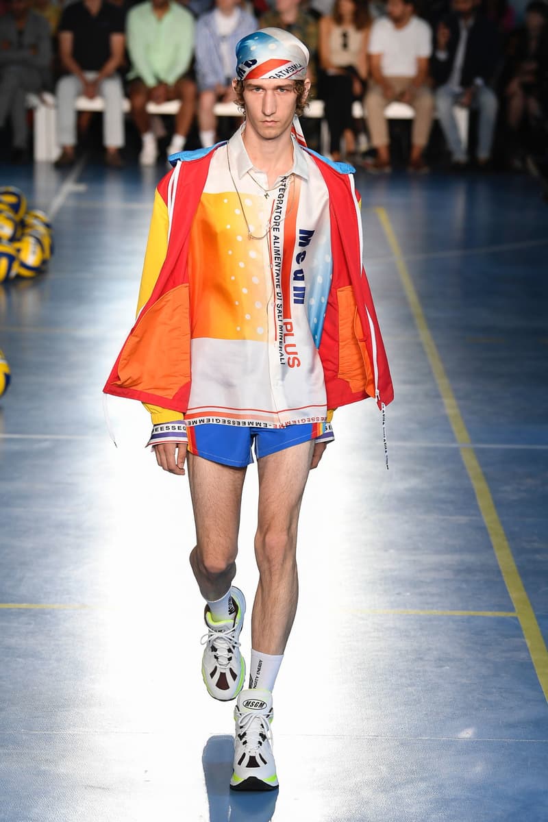 Milan Fashion Week Spring Summer 2019 MSGM Massimo Giorgetti Sportswear Streetwear
