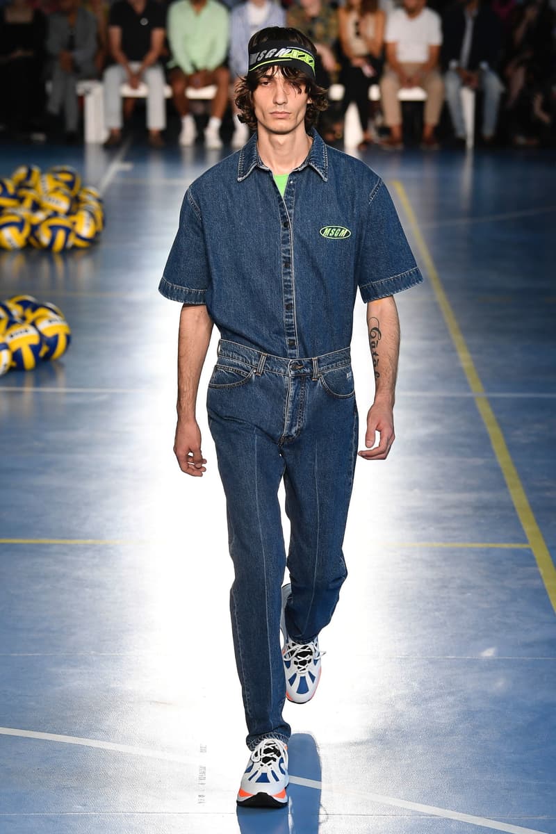 Milan Fashion Week Spring Summer 2019 MSGM Massimo Giorgetti Sportswear Streetwear