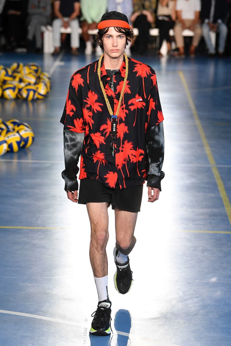 Milan Fashion Week Spring Summer 2019 MSGM Massimo Giorgetti Sportswear Streetwear