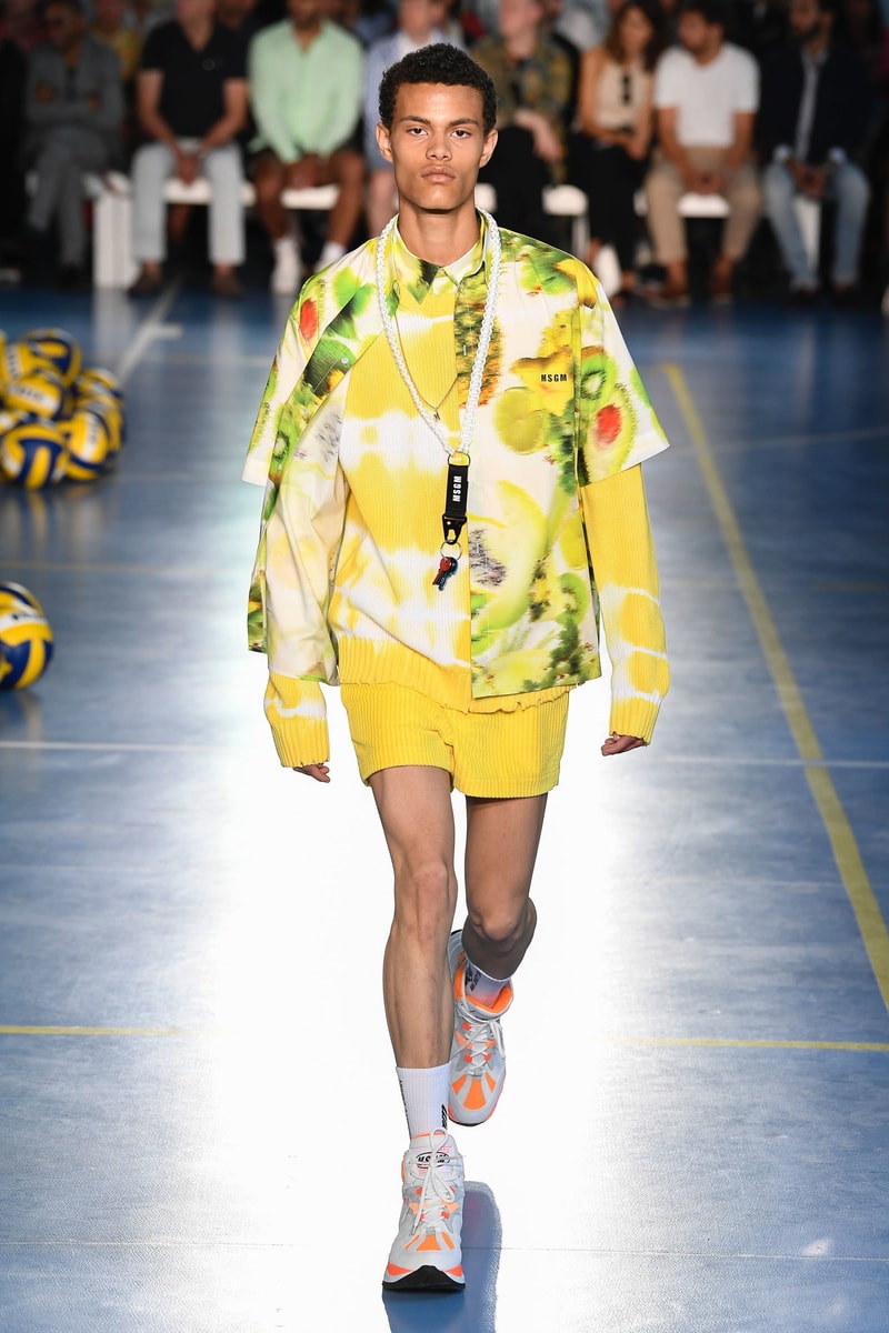 Milan Fashion Week Spring Summer 2019 MSGM Massimo Giorgetti Sportswear Streetwear