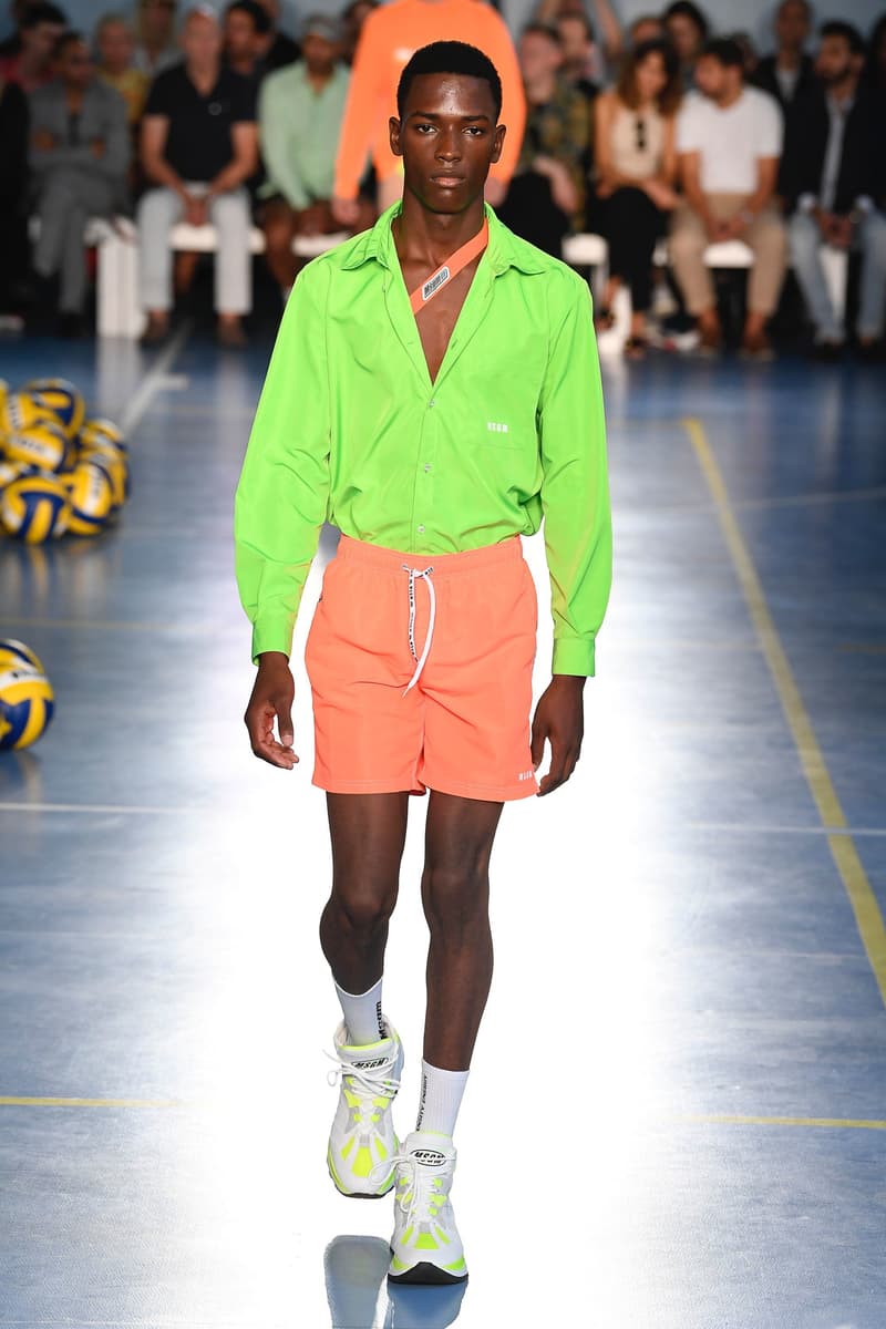 Milan Fashion Week Spring Summer 2019 MSGM Massimo Giorgetti Sportswear Streetwear